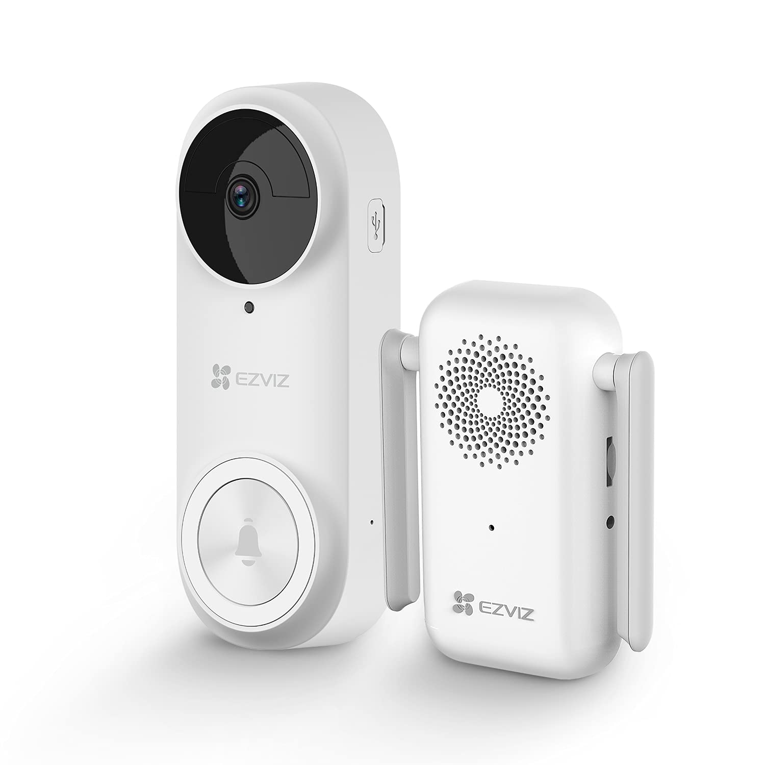 طقم جرس باب فيديو يعمل بالبطارية  EZVIZ DB2 بدقة 3 ميجابكسل