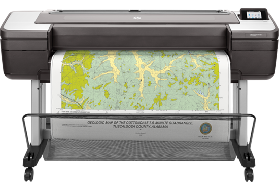 HP T1700 Designjet Printer-Size 44 Inch - (W6B55A)